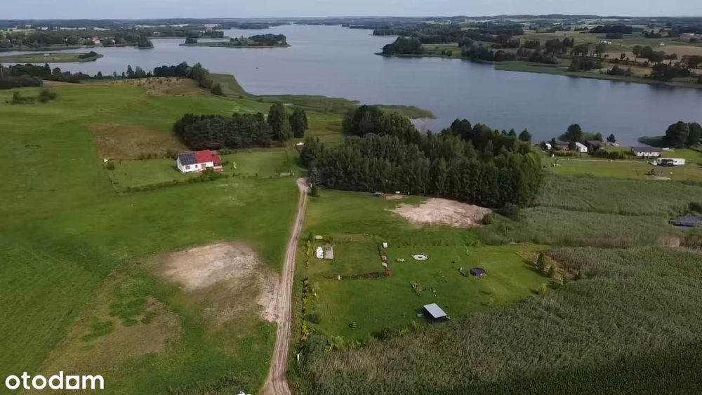 Działka rolna gm. Stare Juchy 3075 m² z linią brzegową jeziora Szostak - Więcej