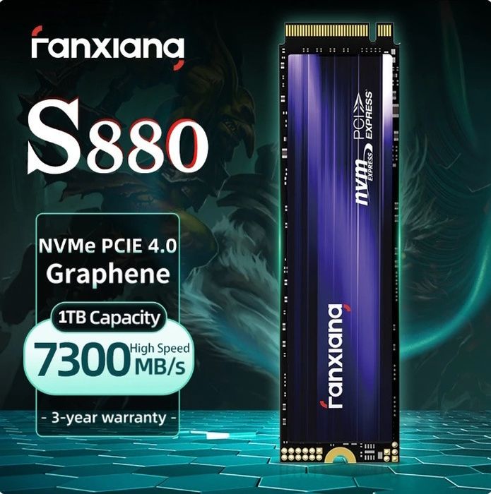 Нові‼️якісні SSD M.2 NETAC NV7000  NVMe 1TB PCIe 4.0x4 швидкість 7400M