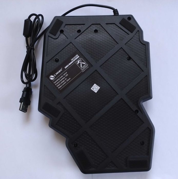 Klawiatura Jednoręczna Gamingowa 40 klawiszy podświetlana RGB USB