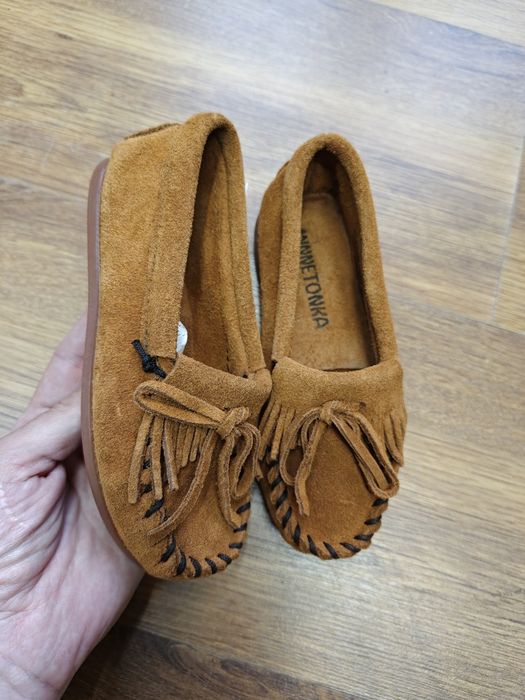 Mokasyny półbuty dla chłopca skóra naturalna Minnetonka 26