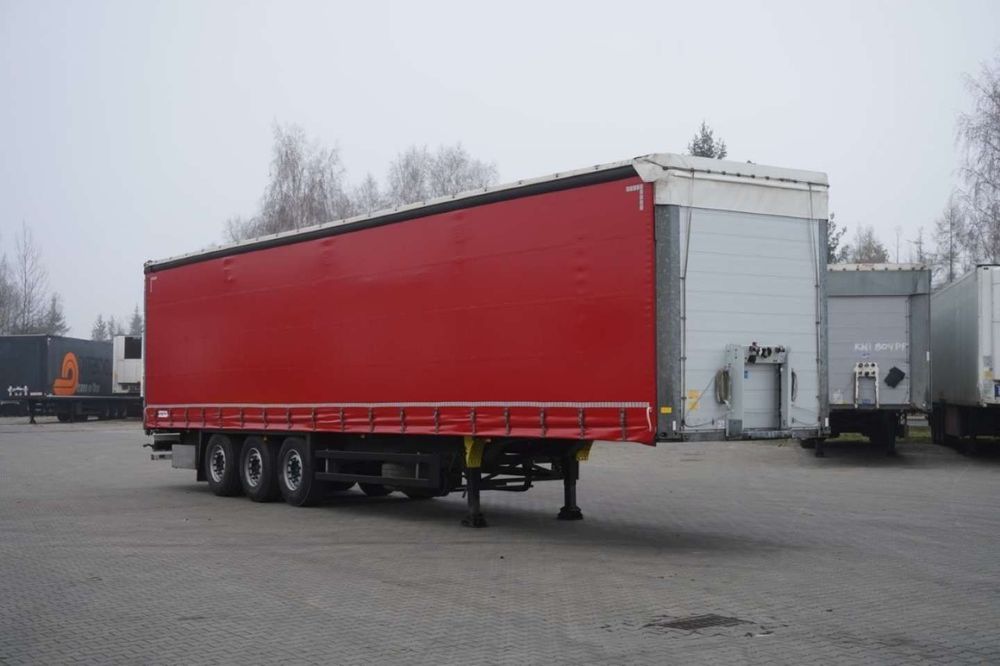 Schmitz Cargobull SCS Kurtyna  Nowa plandeka • Multilock • Certyfikat XL • Kosz na koło • FV23%
