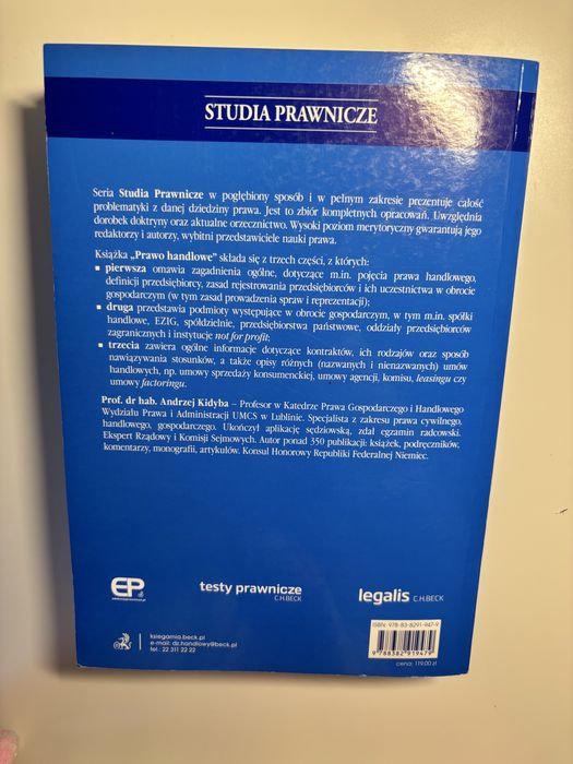 Prawo handlowe A. Kidyba 25 wydanie