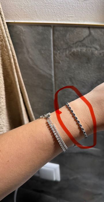 Браслет тенісний Pandora оригінал
