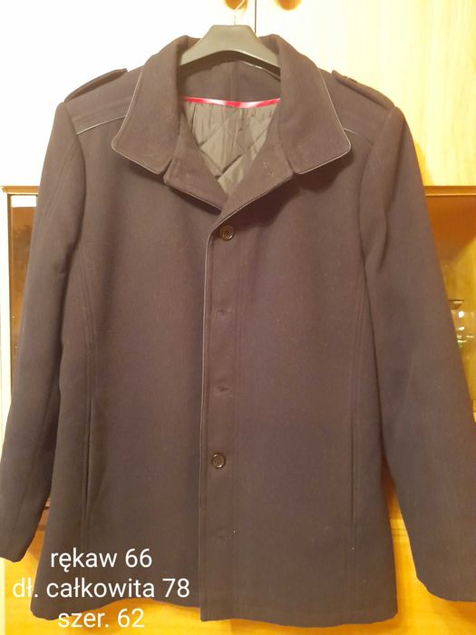 Elegancki płaszcz męski r.54