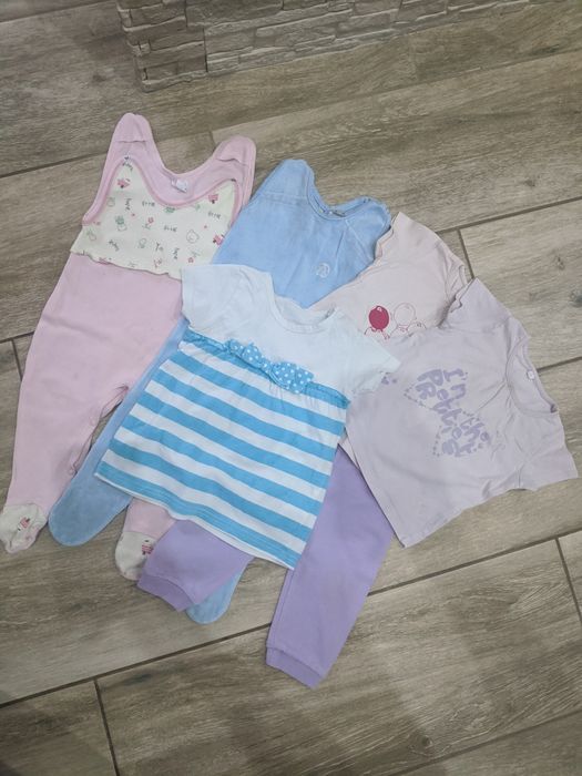 Ubranka dziewczęce 74 (cena za całość) paka