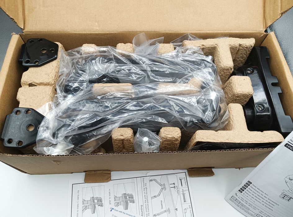 Suporte de monitor HUANUO para 2 monitores