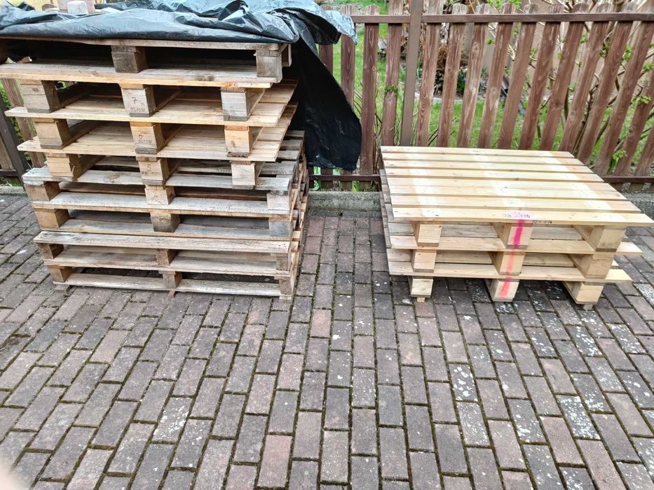 Palety drewniane – 12 sztuk - różne wymiary