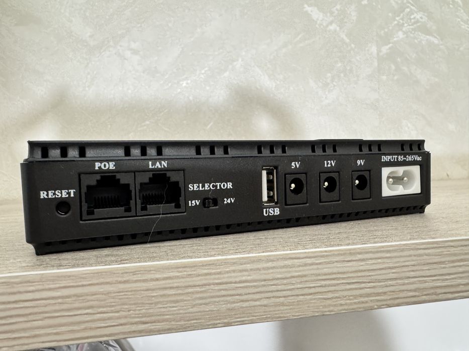 Бесперебойник для роутера 10400 mAh ups для оптики без света упс павер