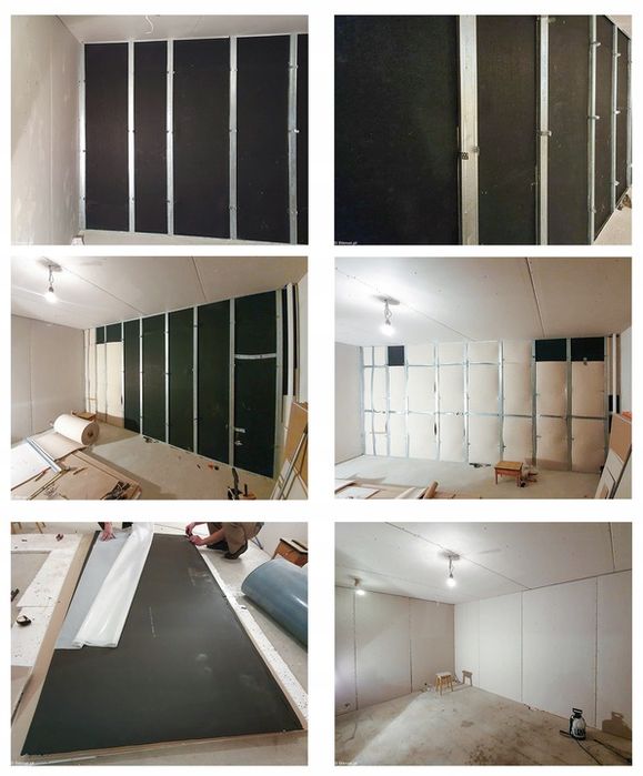 MATA wygłuszająca AKUSTYCZNA pianka z klejem o grubości 25mm