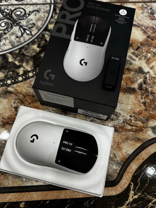 Оригинальная игровая мышь Logitech G Pro X2 Superstrike Lightspeed