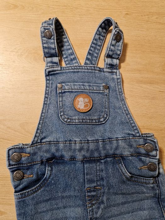 Spodnie ogrodniczki jeans