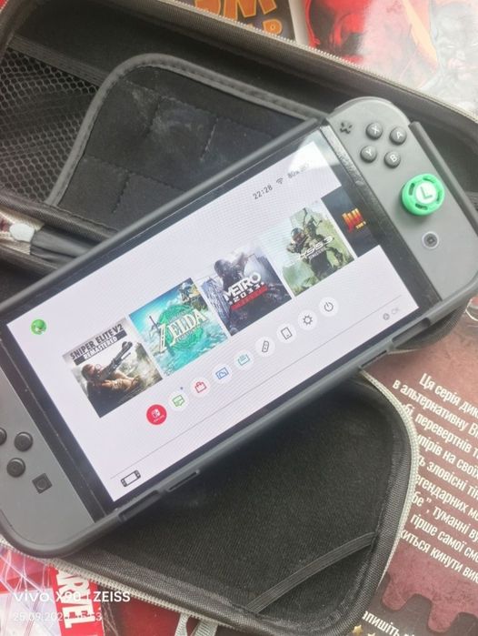 All Games Ультра класна Nintendo Switch OLED 128Gb в гарному стані, Zelda Mario, Відьмак, пишіть