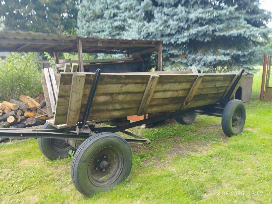 Furmanka co ciągnika