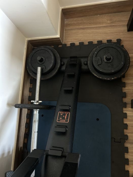 Pesos / barras e banco