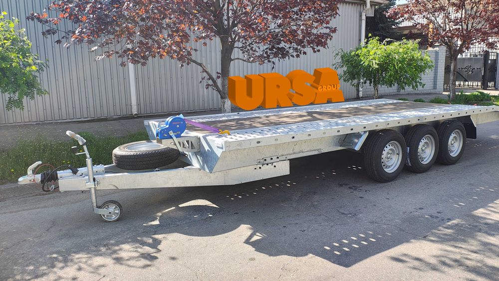 Трьохвісний причіп. Автовоз.