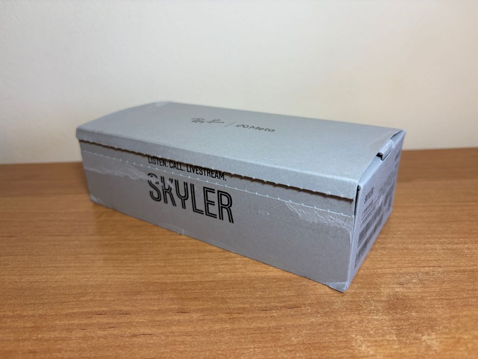 Gen 1 Smart okulary Ray Ban Meta Skyler granatowe