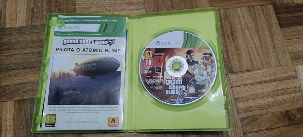Vendo GTA 5 Xbox 360 c/ selo Igac