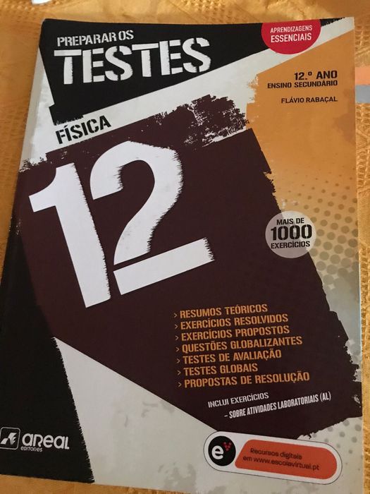 Preparar testes Física - 12º ano