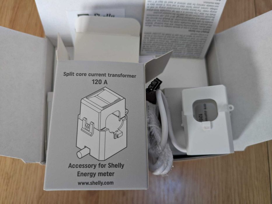 Vendo Shelly PRO 3EM NOVO - 3 x 120 A - Medidor de Energia
