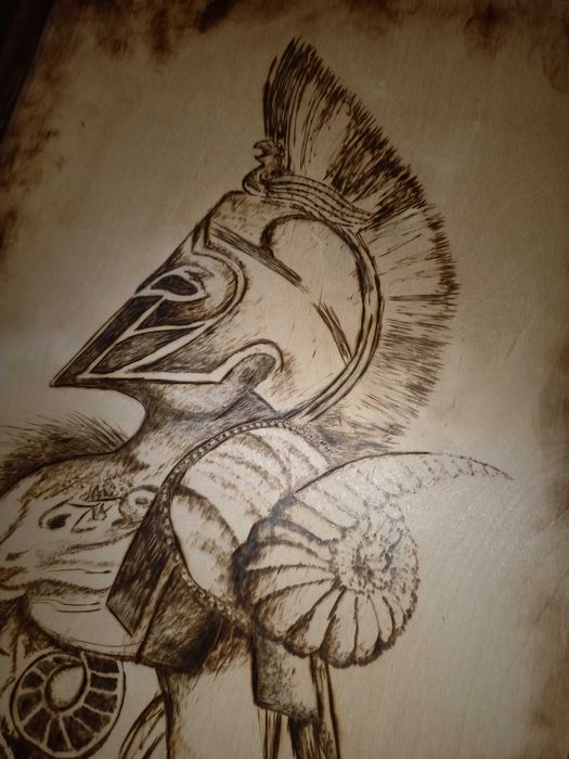 Obraz ręcznie wypalany