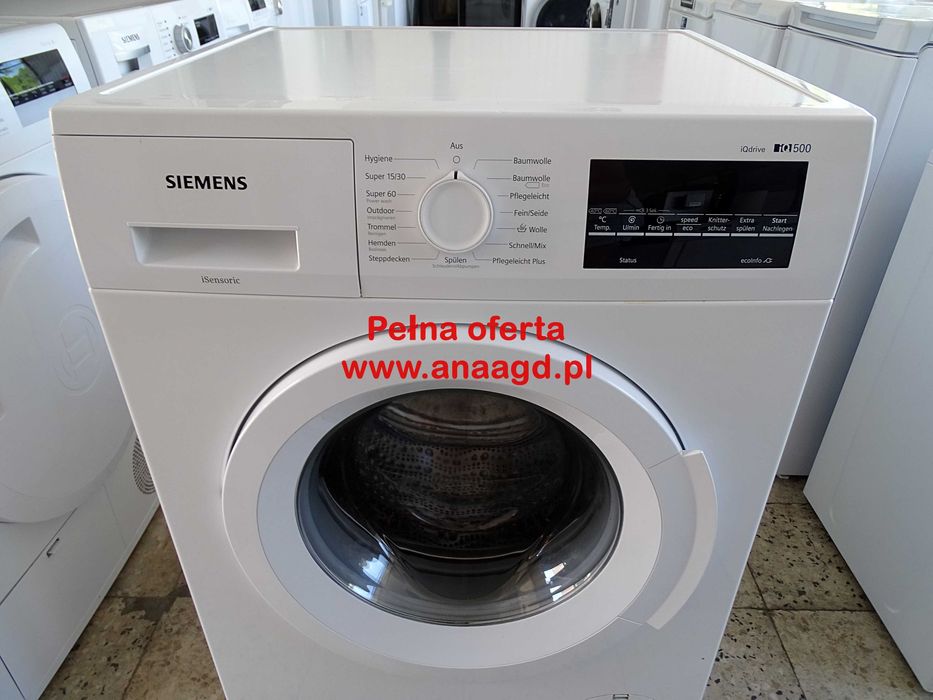 Pralka SIEMENS IQ 500 A+++ 8 kg GWARANCJA Duży Wybór Sprzętu AGD