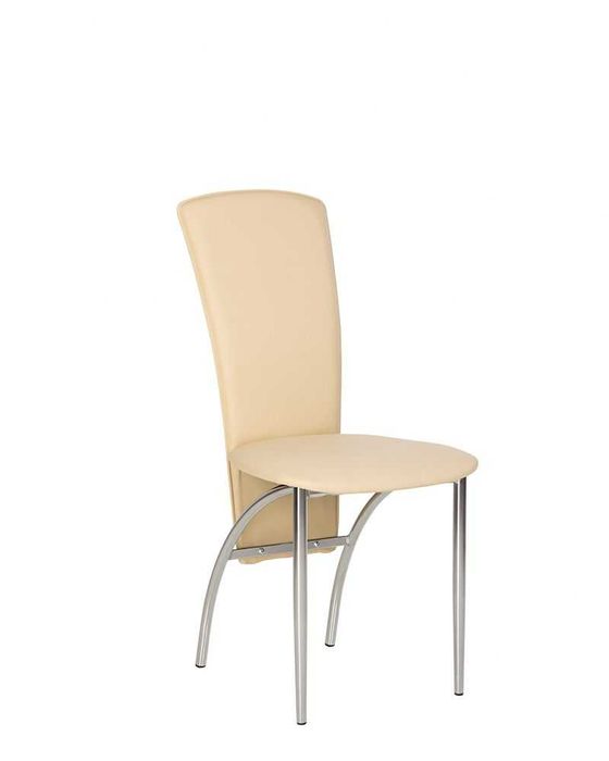 Стул металлический с мягкой спинкой и сиденьем