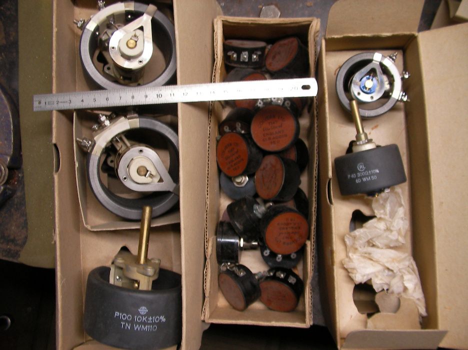 Potenciometro, reostato,resistencia variavel.Varios tipos.64739403266435121