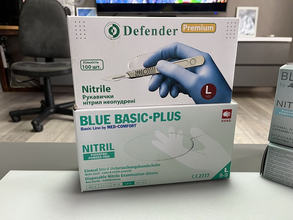 Рукавички нітрілові 100шт.