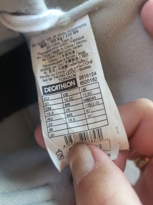 Wrotki oxelo decathlon rozmiar 30