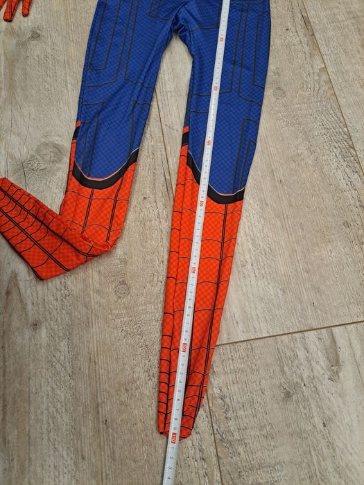Kostium Spider-Man - niebieski/czerwony - rozm 110/116 (120) Wada