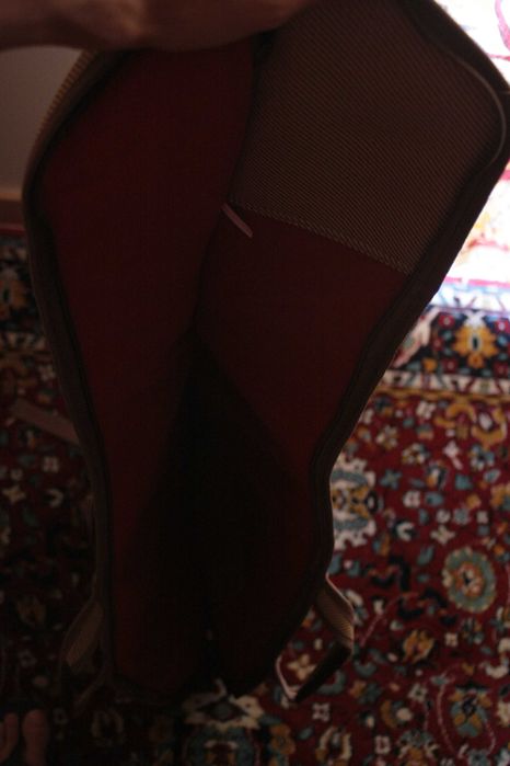 Saco da Fender para guitarra elétrica, em tecido tweed