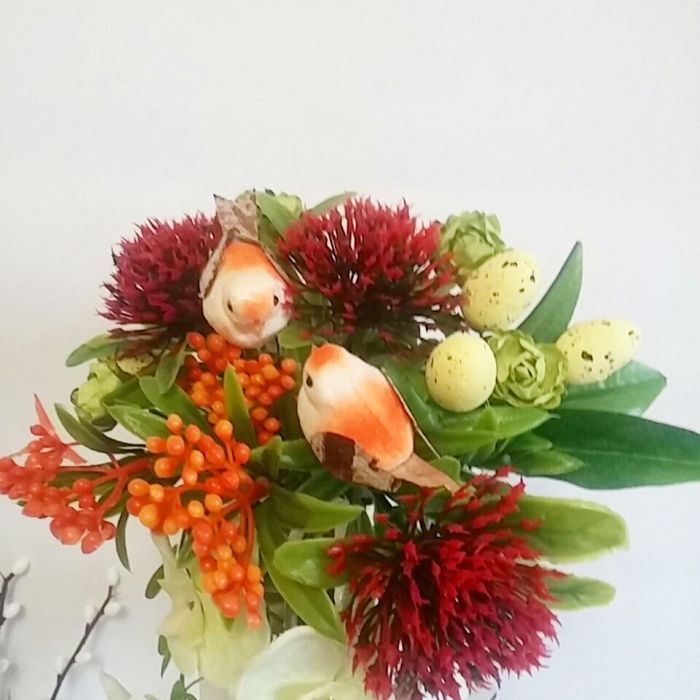 Пасхальная композиция, пасхальный декор, декоративный фонарик