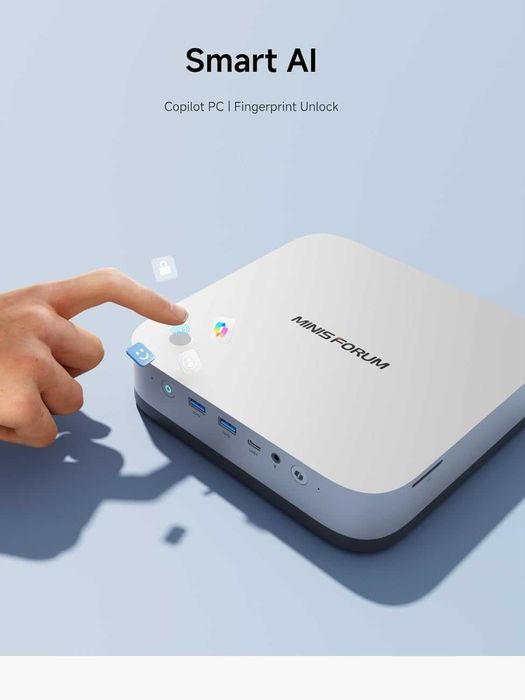 MINISFORUM Mini PC AI X1 Pro AMD Ryzen AI 9 HX370(12Cores/24 Threads)&AMD Radeon