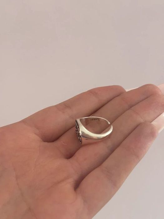 Vintage Maison Margiela Sygnet Pierścionek Numbers Logo Ring