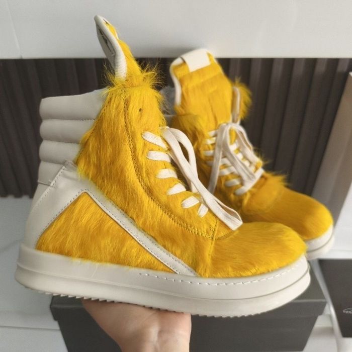 Кросівки Rick owens geobasket Furry/рік овенс геобаскет фуррі
