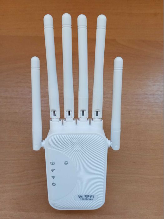 Усилитель сигнала WiFi 6 1200 мбит/с Репитер с функцией роутер!