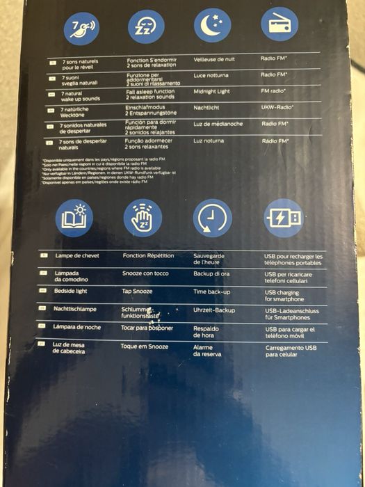 Світловий будильник HF 3531