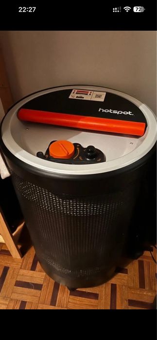 Aquecedor com garrafa