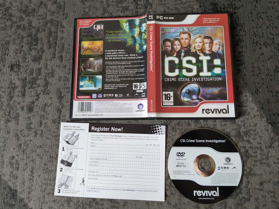CSI: Crime Scene Investigation PC DVD