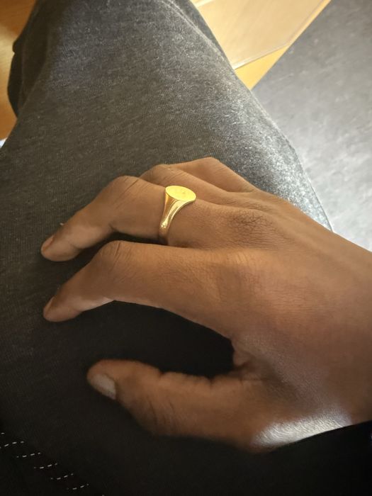Anel de ouro 19.2k maçiço