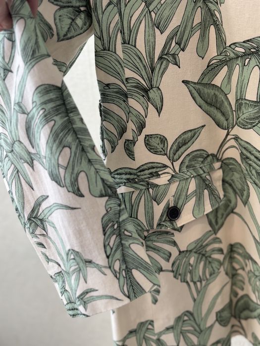 Льняний подовжений піджак жіночий