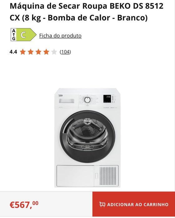 Maquina de secar roupa