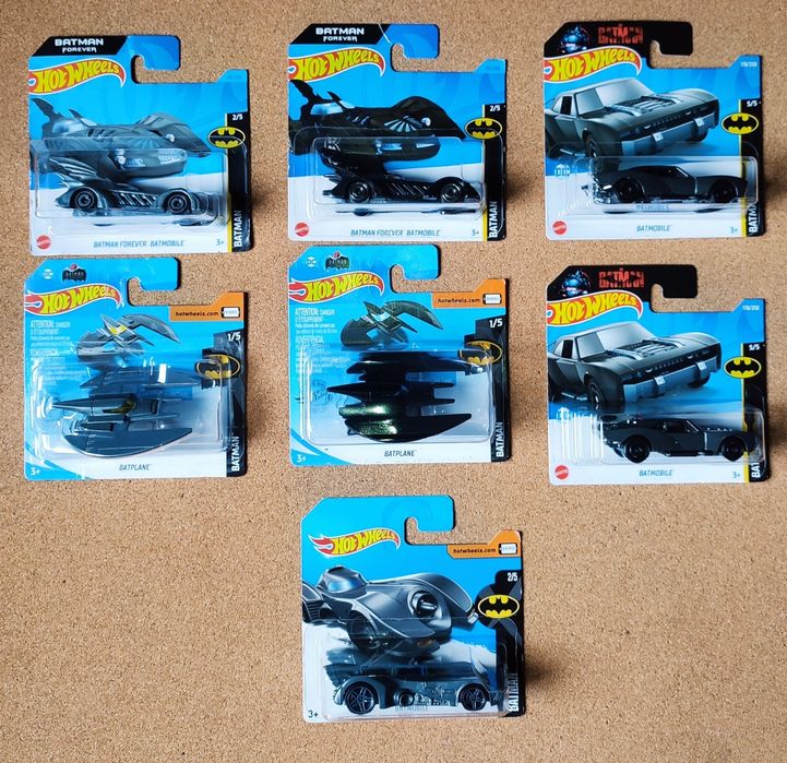 Hot Wheels Batman Batmobile Batplane Forever Różne