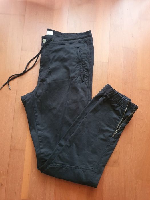 Spodnie joggersy Dressmann r. M-Long czarne