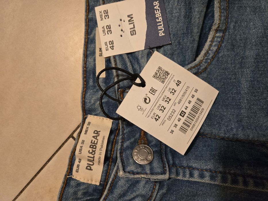 Spodnie jeansy Pull&Bear   r 42zradna  slim 42