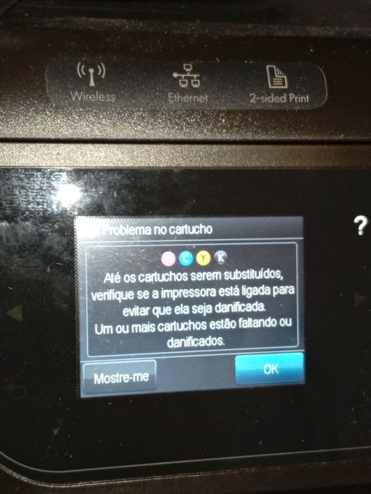 Hp MultiJet Pro 8600 a precisar de tinteiros