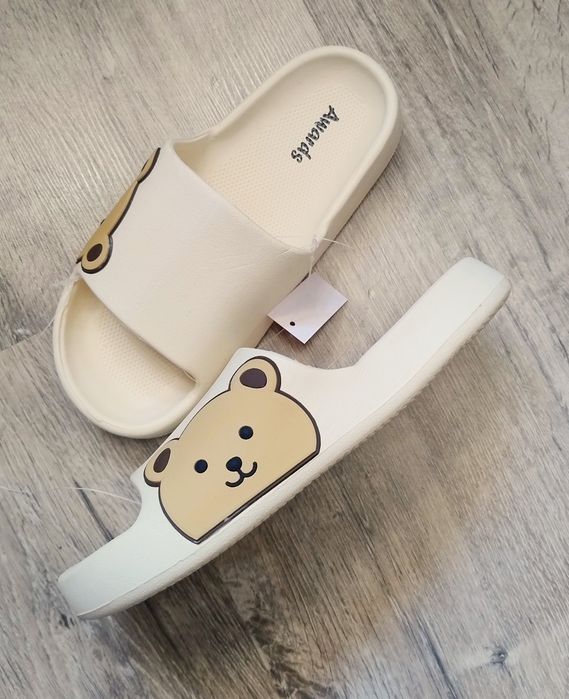 Nowe klapki z misiem 38/39