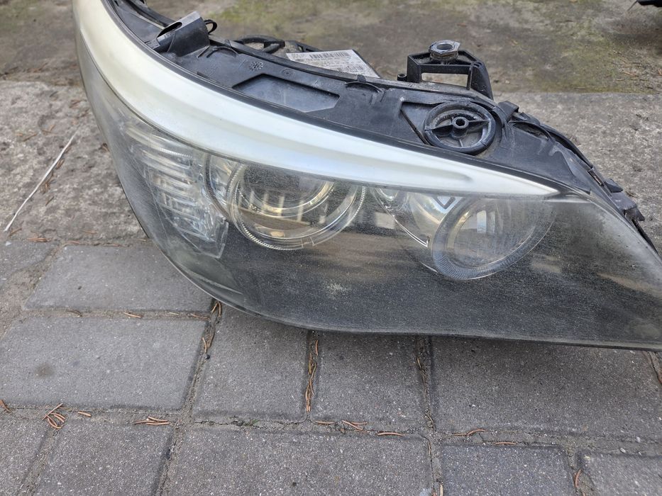 BMW e60 e61 lampa lewa prawa dynamic skrętna d1s lift lci europa bixenon