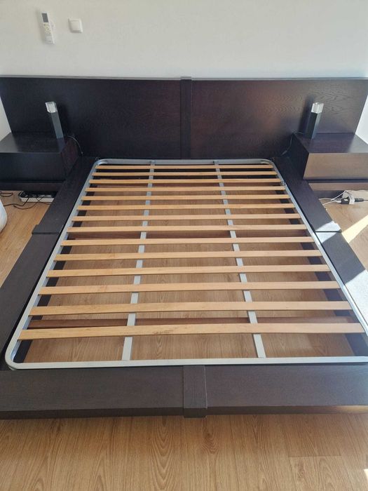Cama madeira maciça