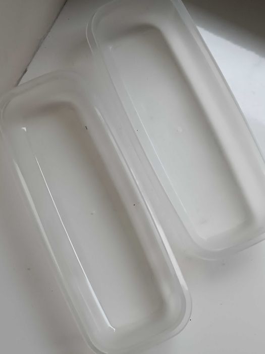 Plastikowe pojemniki pudełka pudełko na żywność długie podłużne zestaw